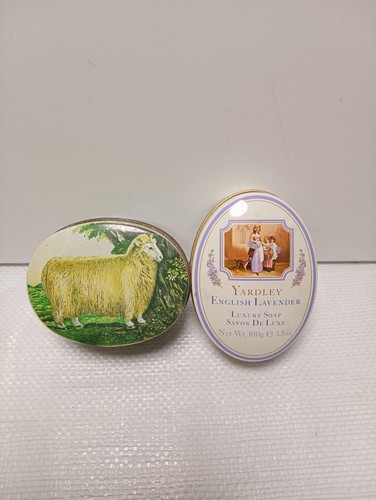 Vintage luxury soap tins - vintage, x2