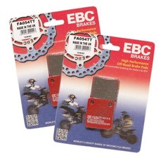 EBC Front FA054TTx2 Enduro/MX Carbon TT Brake Pad - Suzuki LT-F 400 Eiger 02-07
