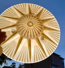 Vtg Art Deco Ceiling APRICOT