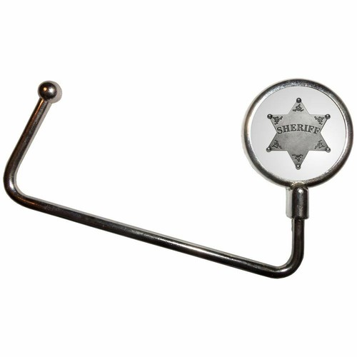 Sheriff badge handbag table - sheriff,