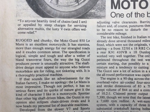 Moto guzzi mans 1979 - le,