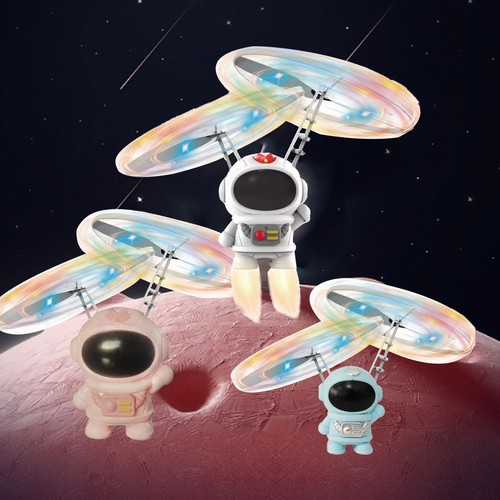 Flying spaceman drone toy - flying,