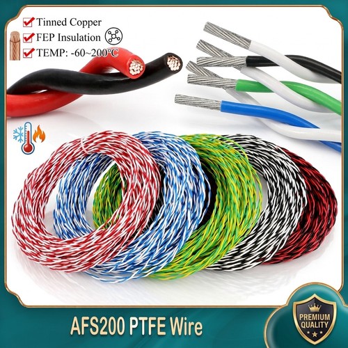 Afs200 ptfe twisted - twisted, wire