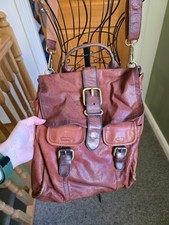 Vintage Fossil tan brown