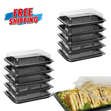 Large Black Catering Trays