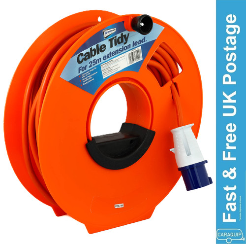 Orange cable tidy reel main - orange,