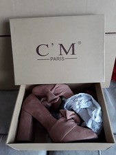 C M Paris dusty pink court shoes size 5 UK , 38EU Tania