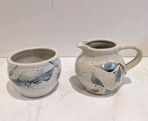 Studio pottery milk jug and - milk,