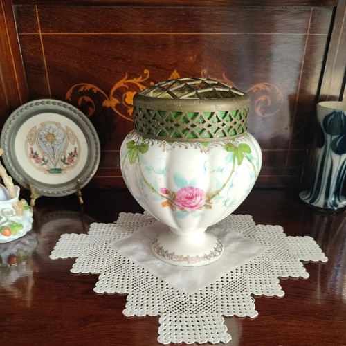 Vintage porcelain flower rose - porcelain, flower/rose