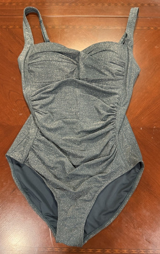 Nip tuck swim blue - blue, metallic