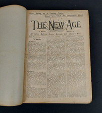 The New Age - Bound volume 4th