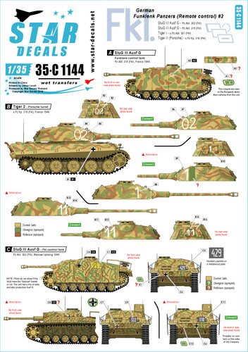 Star decals c1144 german - star, ,