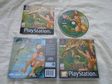 Tarzan Disney PS1 (COMPLETE) Sony PlayStation black label platform family kids