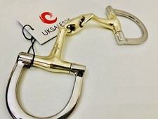 D-Ring Curved Snaffle Bit Angled Mouthpiece (UKSALES25®) *SAME DAY DISPATCH*
