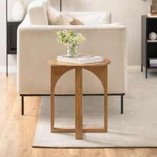 Viera Round Side Table Solid
