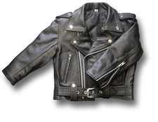 KIDS LEATHER BRANDO JACKET