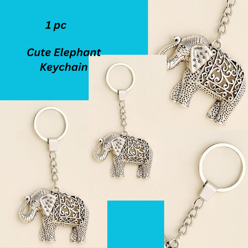 Cute elephant keychain lucky - cute,