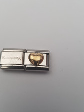 genuine nomination gold puffed heart charm