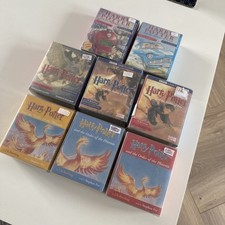 Harry Potter Cassette Tapes. Audio By Stephen Fry.  1-5 Books Complete Set