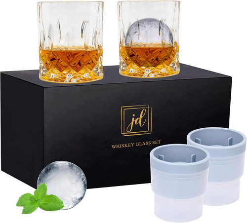 Whiskey rocks glass - set, in