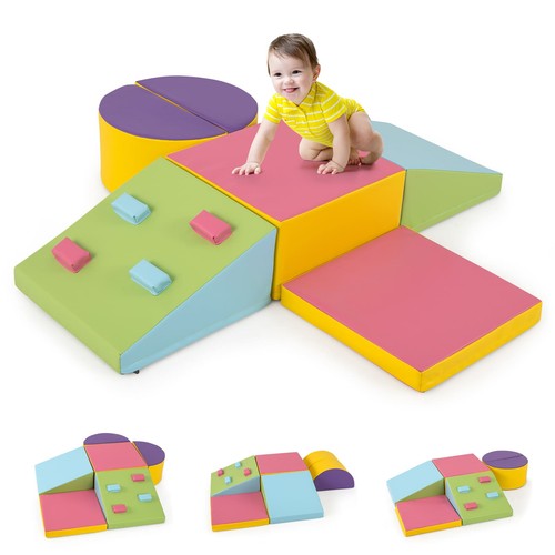 6pcs soft foam climbing blocks - 6pcs,