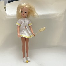 Vintage Sindy Doll With Tennis Racquet 