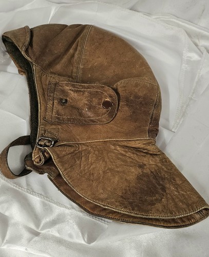 Ww1 leather flying helmet - ww1,