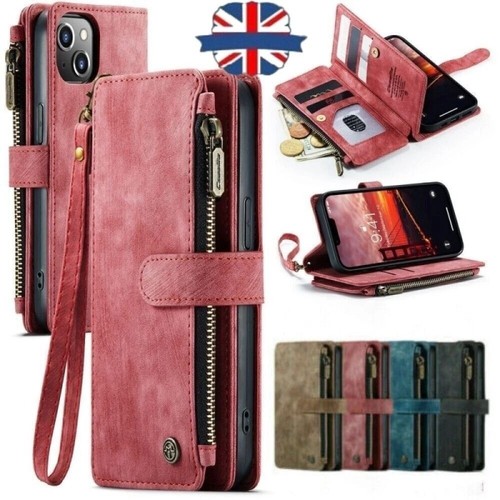 Leather zipper purse - zipper, wallet