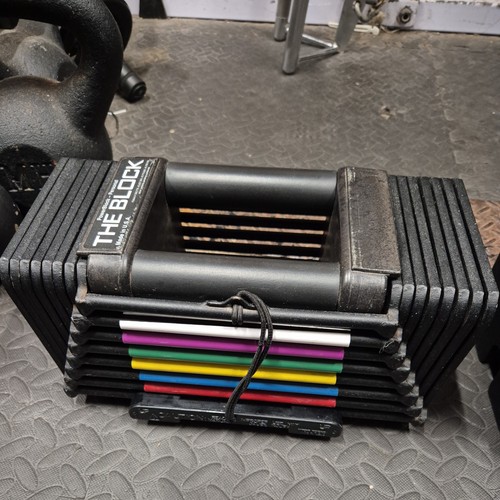 Powerblock adjustable dumbbell - adjustable,