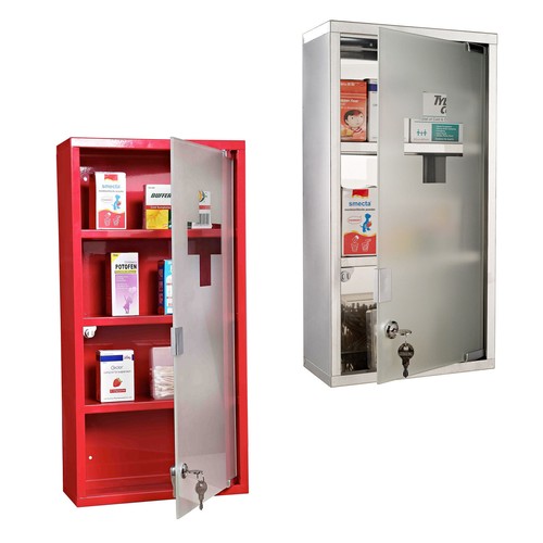 Wall mounted medicine cabinet - mounted,