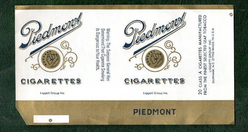 Old empty american cigarette - old,