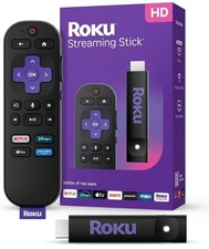 ROKU STREAMING MEDIA PLAYER STREAMING STICK HD 2025 (3840RW) BLACK