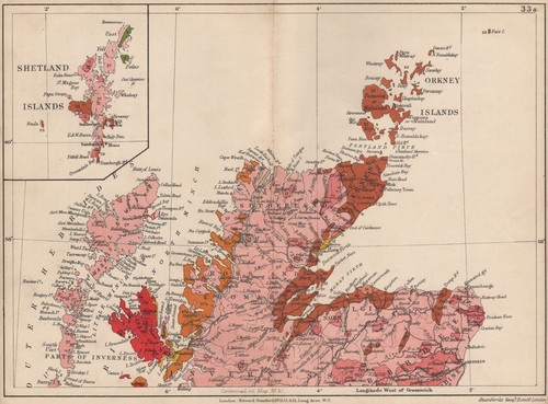 North scotland orkneys - orkneys;, inset