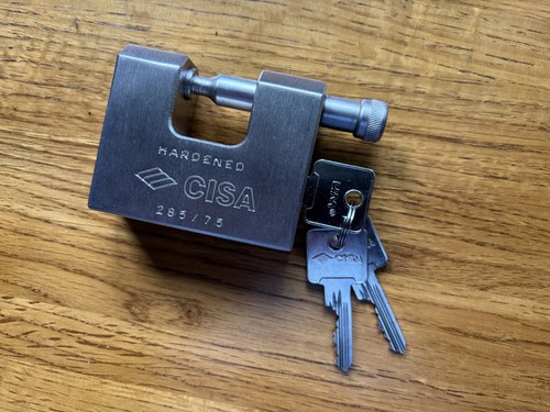 Cisa straight padlock - cisa, 75
