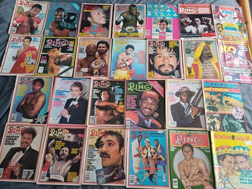 Vintage boxing magazine bundle - boxing,