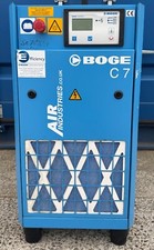 Boge C7 Rotary Screw Compressor 5.5Kw, 7.5Hp, 31Cfm, 8Bar, Low hours!