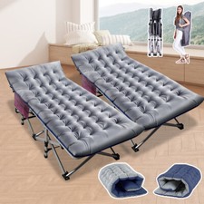 NAIZEA Folding Camping Cot Set