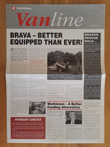 Vauxhall vanline brochure - vanline,