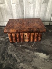 Extremely Rare AFRICA MOROCCAN THUYA WOODEN HANDMADE JEWELLERY BOX  ?