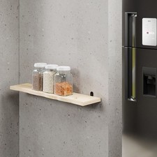 Chunky Live Edge Shelf With L