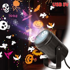 Halloween Light Image Projector Outdoor Moving Projector Ghost Lights Switchable