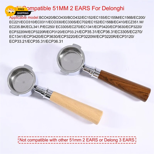 51mm ears coffee bottomless - 51mm, 2