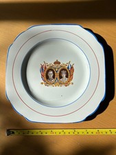 Coronation Ware Plate - George VI - Vandys Copyright