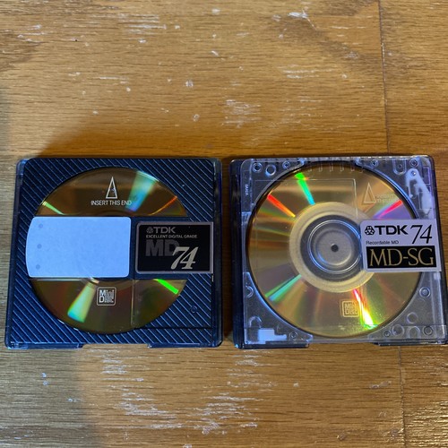 Lot tdk 74 minidiscs - of, 2