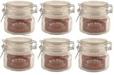 6 x Kilner 0.5L Square Clip