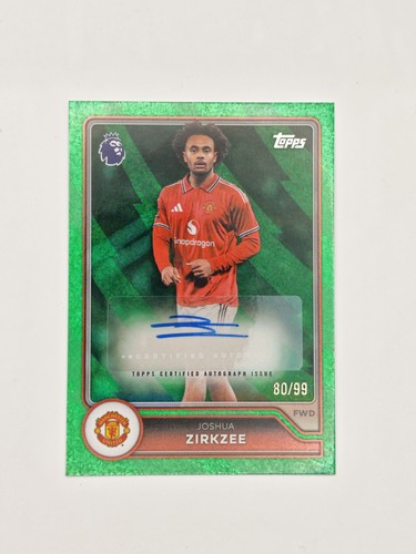 Joshua zirkzee topps premier - zirkzee,