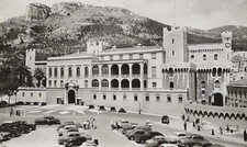 Prince's Palace of Monaco, Vintage Postcard,  Postmark 21 June 1962