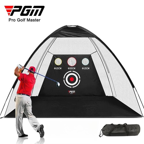 Golf practice net with - golf, cutting