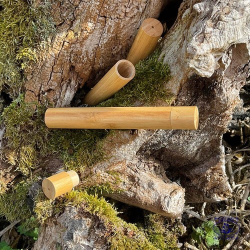 Wooden toothbrush holder - wooden,
