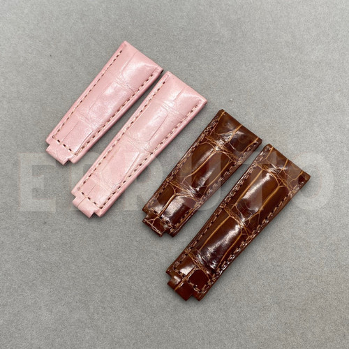 Handmade croco watch band - handmade,